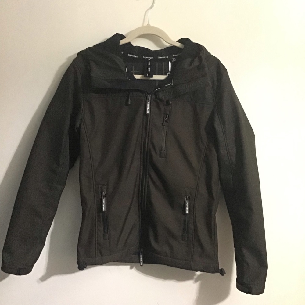 Superdry brown coat. Small
